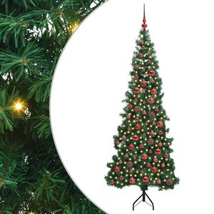 vidaXL &Aacute;rvore de Natal artificial de canto Verde 180 cm PVC e Metal