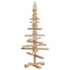 vidaXL | &Aacute;rvore de Natal de Madeira | com suporte natural 90 cm