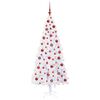 vidaXL &Aacute;rvore de Natal Artificial com 300 LEDs Branco 180 cm PVC e A&ccedil;o