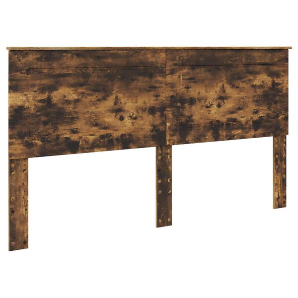 vidaXL Cabeceira Carvalho Fumado 100 cm Madeira engenheirada