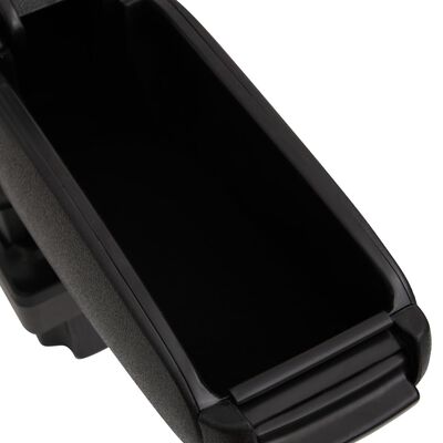 vidaXL Apoio de braço p/ carro 11,5x32x(30-50) cm ABS preto