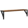 vidaXL Prateleiras de Parede 2 pcs Madeira Antiga 60 x 15 x 15,5 cm