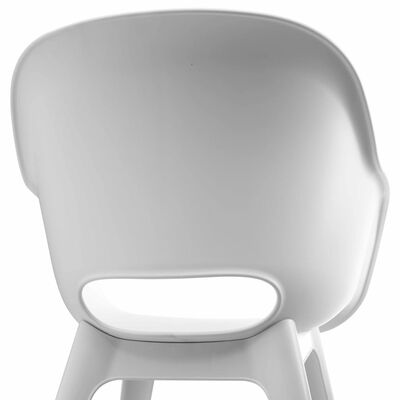 Keter Cadeiras de exterior Akola 2 pcs branco