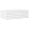 vidaXL Vaso/floreira de jardim 70x40x23 cm madeira pinho maci&ccedil;a branco