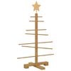 vidaXL &Aacute;rvore de Natal de Madeira Castanho 75 cm Bambu