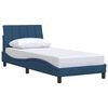 vidaXL Estrutura de cama sem colch&atilde;o Hanko 80x200 cm azul