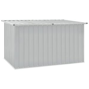 vidaXL Caixa de arruma&ccedil;&atilde;o para jardim 171x99x93 cm cinzento
