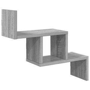 vidaXL Prateleira de Parede Sonoma cinzento 48 x 15 x 42 cm
