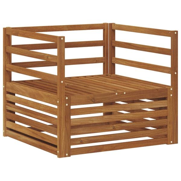 vidaXL 2 Pe&ccedil;a Sof&aacute; com Bra&ccedil;os Natural