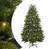 vidaXL &Aacute;rvore de Natal Artificial 240 cm 300 LED Branco quente Verde