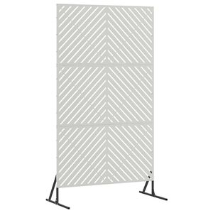 vidaXL Protetor de Privacidade 100 x 50 x 180 cm A&ccedil;o inoxid&aacute;vel