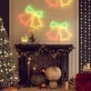vidaXL Figuras de sinos de Natal com 72 luzes LED 2 pcs 50x56 cm