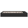 vidaXL Estrutura de cama 120x190 cm derivados de madeira preto