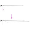 vidaXL Toldo Retrátil Manual Branco 600 × 300 cm Tecido e Aço