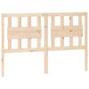 vidaXL Cabeceira de cama 125,5x4x100 cm pinho maci&ccedil;o
