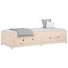 vidaXL Sof&aacute;-cama de solteiro pequeno 75x190 cm pinho maci&ccedil;o