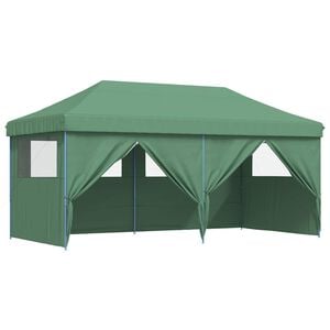 vidaXL Tenda de Festa 292 x 580 x 315 cm Verde Tecido Oxford