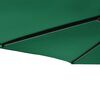 vidaXL Guarda-sol de jardim com poste de a&ccedil;o 225x225x212 cm verde