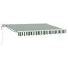 vidaXL Estrutura de Toldo Verde e Branco 300 x 200 cm
