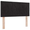 vidaXL Cabeceira Preto 100 cm Veludo