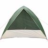 vidaXL Barraca de Camping com telhado Verde 275 x 230 x 140 cm tafet&aacute;