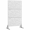 vidaXL Protetor de Privacidade 100 x 50 x 180 cm A&ccedil;o inoxid&aacute;vel