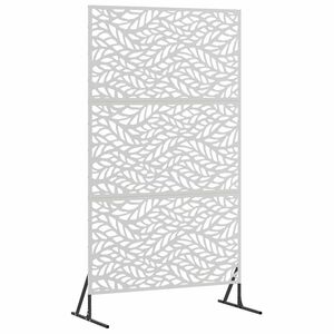 vidaXL Protetor de Privacidade 100 x 50 x 180 cm A&ccedil;o inoxid&aacute;vel
