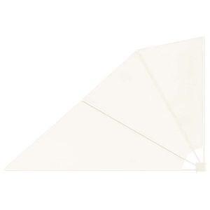 vidaXL Toldo lateral dobr&aacute;vel para varanda 160x240 cm creme