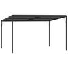 vidaXL Gazebo com telhado 4x3x2,5 m alum&iacute;nio e a&ccedil;o antracite