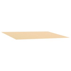 vidaXL Tecido de substitui&ccedil;&atilde;o para toldo Amarelo e Branco 400 x 200 cm