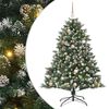 vidaXL &Aacute;rvore de Natal Artificial Verde 150 cm PVC, Pl&aacute;stico e A&ccedil;o