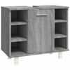 vidaXL Arm&aacute;rio WC 60x32x53,5 cm derivados de madeira cinzento sonoma