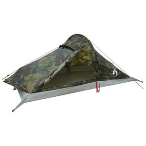 vidaXL Barraca para Caminhadas 4 pessoa Camuflagem
