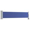 vidaXL Toldo lateral retr&aacute;til para p&aacute;tio 60x300 cm azul