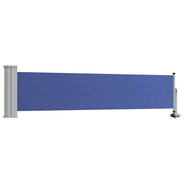 vidaXL Toldo lateral retr&aacute;til para p&aacute;tio 60x300 cm azul