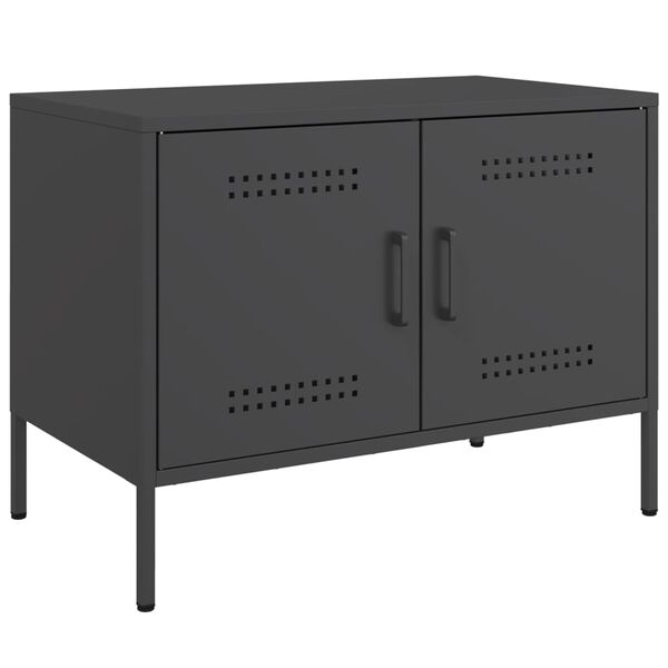 vidaXL M&oacute;vel de TV 68x39x50,5 cm a&ccedil;o preto
