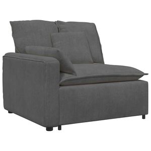 vidaXL M&oacute;dulo de sof&aacute; modular com bra&ccedil;o e almofad&otilde;es 100 cm