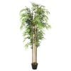 vidaXL &Aacute;rvore de bambu artificial 1605 folhas 180 cm verde