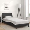 vidaXL Estrutura de cama Dover couro artificial 90x190cm