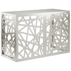 vidaXL Capa de Ar Condicionado Prateado 90 x 40 x 60 cm A&ccedil;o inoxid&aacute;vel