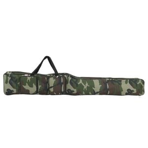 vidaXL Saco para cana de pesca 150 cm tecido oxford camuflagem verde