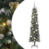 vidaXL &Aacute;rvore de Natal Artificial Verde 180 cm PVC, Pl&aacute;stico e A&ccedil;o