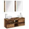 vidaXL Conjunto de M&oacute;veis para Banheiro 5 pcs Madeira antiga