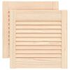 vidaXL Portas com Ripa com porta 2 unid. Natural 39,5 x 39,4 cm