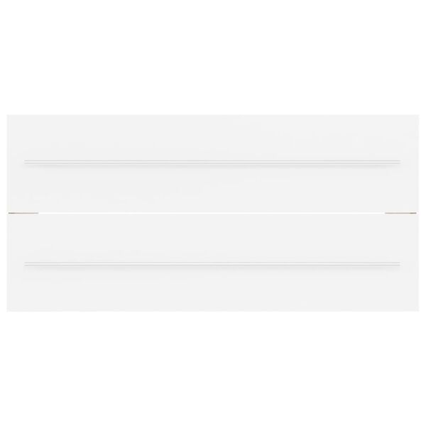 vidaXL Armário de lavatório 100x38,5x48 cm derivados de madeira branco