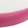 vidaXL Tapete de gin&aacute;stica insufl&aacute;vel com bomba 100x100x15 cm PVC rosa