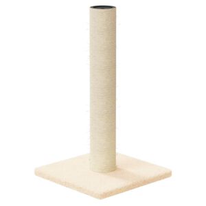 vidaXL Poste arranhador para gatos 22x22x45 cm cor creme
