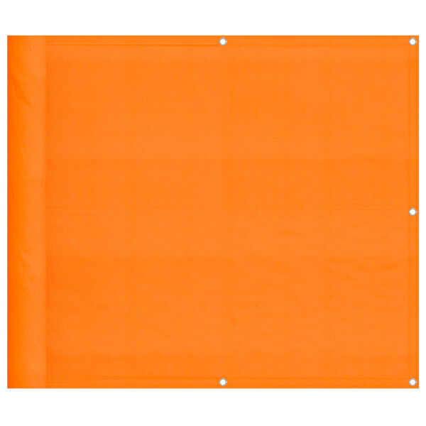 vidaXL Tela de varanda 90x700 cm 100% poli&eacute;ster oxford laranja