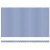 vidaXL Toldo Retr&aacute;til Azul e Branco 500 &times; 300 cm Poli&eacute;ster e Metal