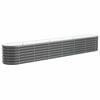 vidaXL Canteiro elevado jardim 260x40x36 a&ccedil;o galvanizado antracite